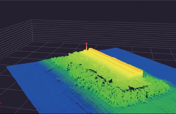 専用機械を用いた測量で精度の高い結果